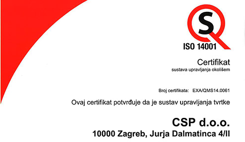 Sustav upravljanja zaštitom okoliša - ISO 14001:2010.